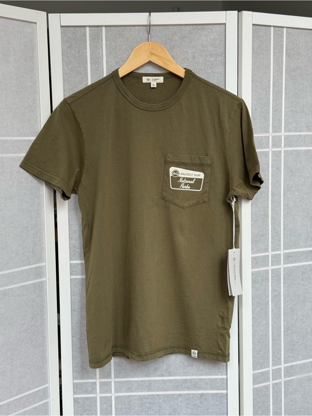 BNWT AG Nick pocket tee